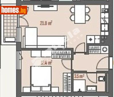 Двустаен, 62m² - Апартамент за продажба - 118098762