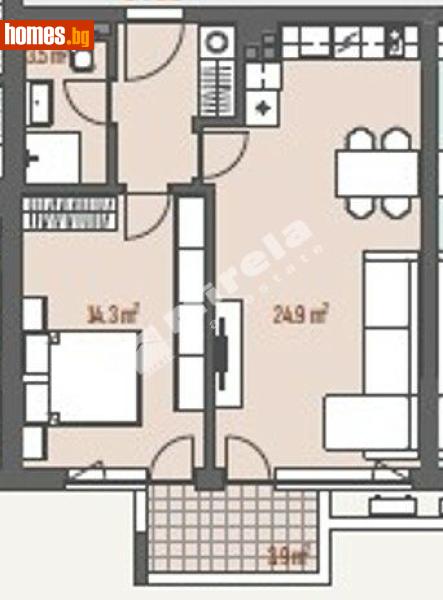 Двустаен, 70m² - Жк. Левски Г, София - Апартамент за продажба - МИРЕЛА - 118098768
