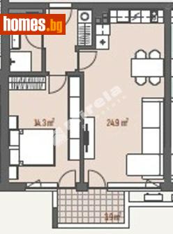 Двустаен, 70m² - Апартамент за продажба - 118098884