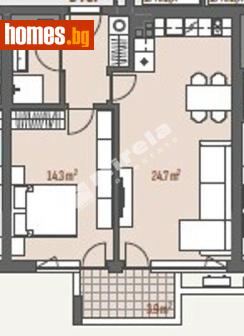 Двустаен, 70m² - Апартамент за продажба - 118098932