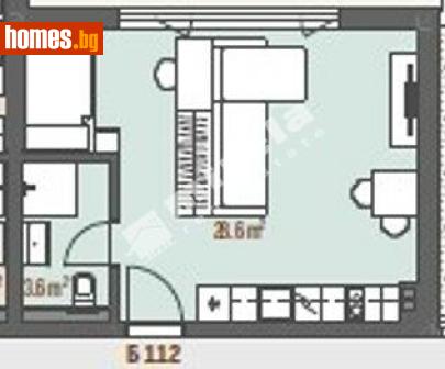 Едностаен, 44m² - Апартамент за продажба - 118098944