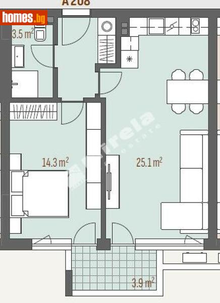 Двустаен, 70m² - Жк. Левски Г, София - Апартамент за продажба - МИРЕЛА - 118099099