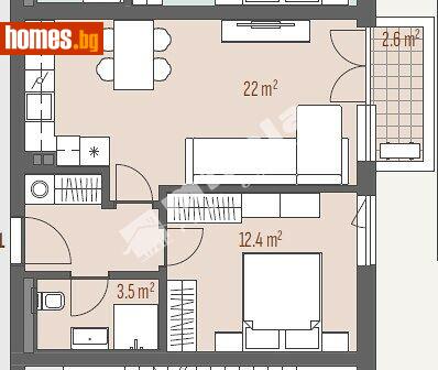 Двустаен, 62m² - Апартамент за продажба - 118099123