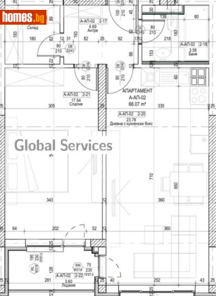Двустаен, 89m² - Кв. Кръстова Вада, София - Апартамент за продажба - Глобъл Сървисиз ООД - 118109253