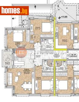 Четиристаен, 128m² - Апартамент за продажба - 118109573