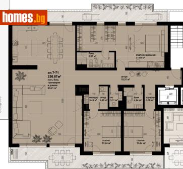 Многостаен, 270m² - Апартамент за продажба - 118138433