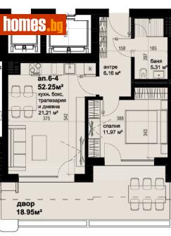 Двустаен, 60m² - Апартамент за продажба - 118138443