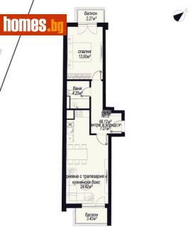 Двустаен, 66m² - Апартамент за продажба - 118155231