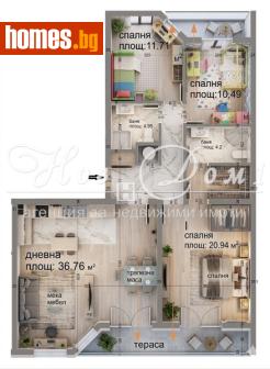 Четиристаен, 155m² - Апартамент за продажба - 118168676